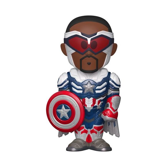 Funko Soda: Falcon & The Winter Soldier Captain America 4.25" Figure in a Can - Picture 3 of 4